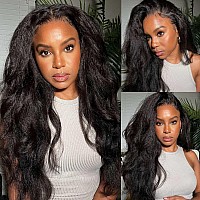 Beauty Forever Kinky Straight Lace Front Wigs Human Hairyaki Straight 13X4 Lace Frontal Wig Brazilian Human Hair Wigs For Women