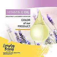 Organic Vitamin E Oil Heavenly Lavender Scented Usda Certified 100 All Natural Plant Based 2Oz Lightweight And Great For Sc