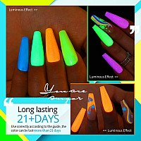 Ur Sugar Glow In The Dark Gel Nail Polish Set Halloween Neon Hot Pink Yellow Orange Bright Luminous Gel Polish Set Fluorescent