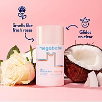 Megababe Daily Deodorant Rosy Pits Aluminumfree Clear Clean 26 Oz 2 Pack