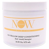 NOW BEAUTY Deep Conditioning Purple Mask for Blonde Hair 16 oz