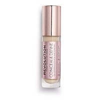 Makeup Revolution Conceal And Define Concealer Full Coverage Matte Finish C35 For Fairlight Skin Tones Vegan Crueltyfr