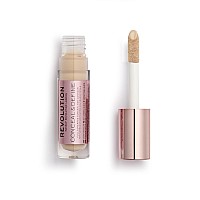 Makeup Revolution Conceal And Define Concealer Full Coverage Matte Finish C35 For Fairlight Skin Tones Vegan Crueltyfr