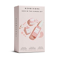 Herbivore Skin In The Clouds 3Step Plumping Hydration Set Pink Cloud Creamy Jelly Cleanse 50Ml 17 Oz Cloud Jelly Serum