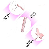 Embagol Lash Mirror Extra Large Checking Mirror For Eyelash Extensions Detachable Stainless Steel Butterfly Lash Extension Acces