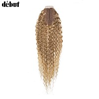 D But 30 Inch Synthetic Hair Bundles Water Wave 6 Bundles With Closure High Temperature Weaving Hair Extensions 290G For Full H