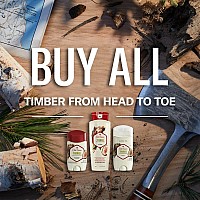 Old Spice Mens Deodorant Aluminumfree Timber With Sandalwood 30Oz Pack Of 3 With Travelsize Swagger Body Wash