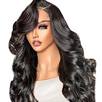 Jessica Hair HD Lace Body Wave Lace Front Wigs Human Hair 13x4 Lace Front Wigs Wet and Wavy Glueless Human Hair Wigs for Black Women Brazilian Remy Human Hair Pre Plucked with Baby Hair 14 Inch