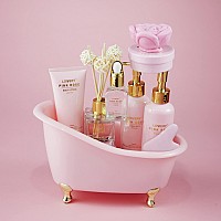 Gifts From Son Pink Rose Relaxing Spa Gift Box Basket For Her With Perfume Birthday Gifts For Women Self Care Gift Boxes For W