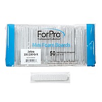 Forpro Professional Collection Mini Foam Board Zebra 100180 Grit Doublesided Manicure Nail File Individuallywrapped 35