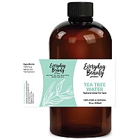 Tea Tree Water Facial Toner 16oz - All Natural Hydrating Spray Mist for Face and Hair - 100% All Natural Tea Tree Water Hydrosol with Fine Mist Cap