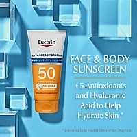 Eucerin Sun Spf 30 Body Lotion Spf 50 Face Lotion Multipack 5 Oz Body 25 Oz Face