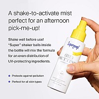 Supergoop Resetting Refreshing Mist 1 Fl Oz Spf 40 Pa Facial Mist Sets Makeup Refreshes Uv Protection Helps Filter