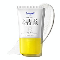 Supergoop Mineral Sheerscreen Spf 30 Pa 05 Fl Oz 100 Mineral Broad Spectrum Face Sunscreen Primer Helps Filter Blu