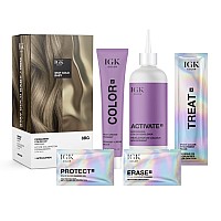 Igk Permanent Color Kit Stay Gold Baby Beige Blonde 8Bg Easy Application Strengthen Shine Vegan Cruelty Free Ammon