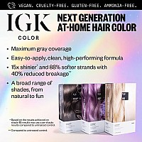 Igk Permanent Color Kit Stay Gold Baby Beige Blonde 8Bg Easy Application Strengthen Shine Vegan Cruelty Free Ammon