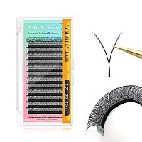 Nagaraku Yy Eyelash Extensions Supplies Y Lash 007Mm Dd Curl 15Mm Premade Fans 4D Russian Volume Y Shape Faux Mink Matte 12 Row