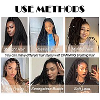 Prestretched Braiding Hair Silky Braid Hair Extensions Crochet Twist Hair Braids Yaki Texture Original Braiding Hair Pre Str