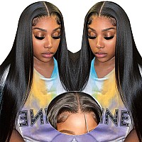 Ice Pear Wear And Go Glueless Wigs Human Hair Pre Plucked Pre Cut For Beginners 6X4 Straight Lace Closure Wigs Human Hair 180 D