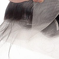 13X4 Lace Frontal Ear To Ear Transparent Lace Frontal Closure 14 Inch Brazilian Body Wave Human Hair Full Lace Frontal Free Part