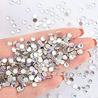 Novani Rhinestones 1440Pcs Craft Bead Glass Round Moon Night Ss20 Flatback For Crafts Nail Art Makeup Bags Shoes Decorati