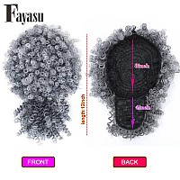 Afro Puff Drawstring Ponytail With Curly Hair Pieces Clip In Bangs Short Ponytail Hair Extensions Drawstring Ponytail For Black