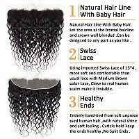 Water Wave Ear To Ear 13X4 Hd Lace Frontal Closure 100 Unprocessed Brazilian Virgin Human Hair Lace Frontal Closure 180 Densit