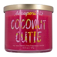 Aeropostale 14.5 oz Soy Wax Blend 3 Wick Candle - Coconut Cutie