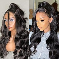 Iupin Body Wave Lace Front Wigs Human Hair For Black Women 44 Lace Closure Wigs Human Hair Pre Plucked With Baby Hair 150 Den