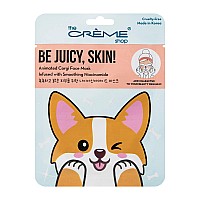 The Crme Shop Korean Skin Care Animal Face Mask Sheet 3 Pack Corgi