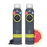 Hask Charcoal Clarifying Dry Shampoo Kits For All Hair Types Aluminum Free No Sulfates Parabens Phthalates Gluten Or Artifi