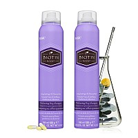 Hask Biotin Thickening Dry Shampoo Kits For All Hair Types Aluminum Free No Sulfates Parabens Phthalates Gluten Or Artifici