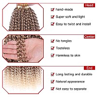 Xtrend 18 Inch Passion Twist Hair Water Wave Crochet Hair 2 Packs Boho Synthetic Extension Crochet Hair 16Strandspack T27613