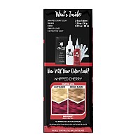 Splat Whipped Cherry Semi Permanent Hair Dye Kit With Bleach 1 Application Includes Red Hair Dye Oxide Bleach Powder Vegan