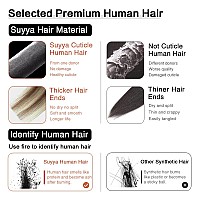 Suyya Tape In Hair Extensions Human Hair Balayage Chocolate Brown To Bleach Blonde And Chestnut Brown 40Gpack 20Pcs Straight Se