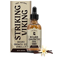 Striking Viking Beard Growth Oil With Biotin Thickening Conditioning Beard Oil Growth Naturally Derived Beard Oil For Faci