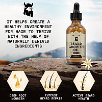 Striking Viking Beard Growth Oil With Biotin Thickening Conditioning Beard Oil Growth Naturally Derived Beard Oil For Faci