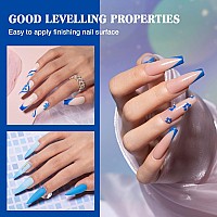 Mobray Gel Nail Polish Set6 Colors White Royal Baby Blue Navy Lake Blue Gel Polishsea And Sky Tones Nail Gel Polish Kitso