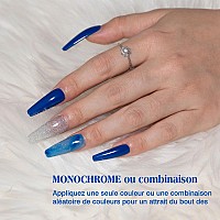 Mobray Gel Nail Polish Set6 Colors White Royal Baby Blue Navy Lake Blue Gel Polishsea And Sky Tones Nail Gel Polish Kitso