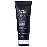 milk_shake Icy Blond conditioner - Black Pigment Silver conditioner for Very Light Blond and Platinum Hair, 84 Fl Oz (250 ml)