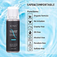 Actrol Eyelash Cleanser Concentrate 100Ml Unscented Professional Lash Shampoo Foaming Cleanser Wash For Extensions Lashes With S