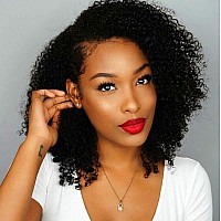 Bly 7A Mongolian Afro Kinky Curly Boho Human Braiding Hair Single Bundle 12 Inch Unprocessed Hair Weave Weft Big Hair For Africa