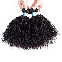 Bly 7A Mongolian Afro Kinky Curly Boho Human Braiding Hair Single Bundle 12 Inch Unprocessed Hair Weave Weft Big Hair For Africa