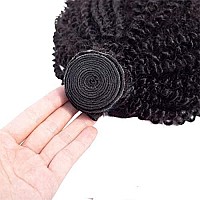 Bly 7A Mongolian Afro Kinky Curly Boho Human Braiding Hair Single Bundle 12 Inch Unprocessed Hair Weave Weft Big Hair For Africa