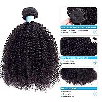 Bly 7A Mongolian Afro Kinky Curly Boho Human Braiding Hair Single Bundle 12 Inch Unprocessed Hair Weave Weft Big Hair For Africa