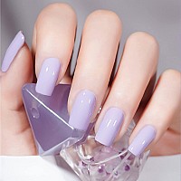 Venalisa 15Ml Lavender Purple Gel Nail Polish Light Purple Gel Polish Pastel Purple Color Soak Off Uv Led Nail Gel Polish Nail