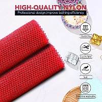 2 Pieces African Bath Sponge African Net Long Net Bath Sponge Exfoliating Shower Body Scrubber Back Scrubber Skin Smoothergreat