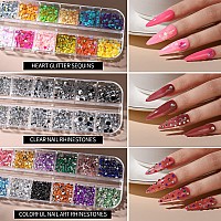 Fandamei Nail Art Brush Nail Design Tools Kit With Nail Art Brushes Nail Dotting Toolsfine Glitternail Butterfly Nail Heart