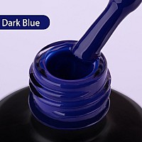 Mobray Gel Nail Polish Royal Blue Gel Polish 15Ml Dark Blue Color Gel 05Oz Soak Off U V Led Gel Nail Varnish Professional Nail