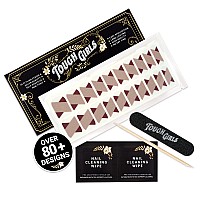 Tough Girls Nail Polish Strips 20 Stylish Strips Brighter Thicker Tougher Includes Cuticle Stick Nail File Nail Wi